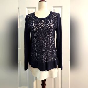Simply Vera Dressy Navy Blue Sweater